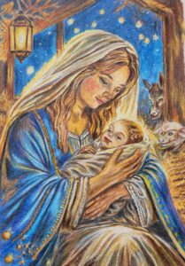 tekening kerst