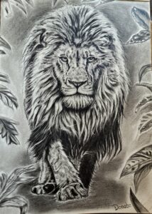 tekening leeuw