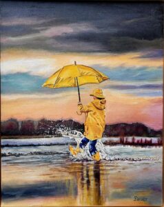schilderij waterpret