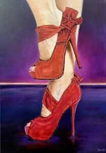 schilderij schoenen